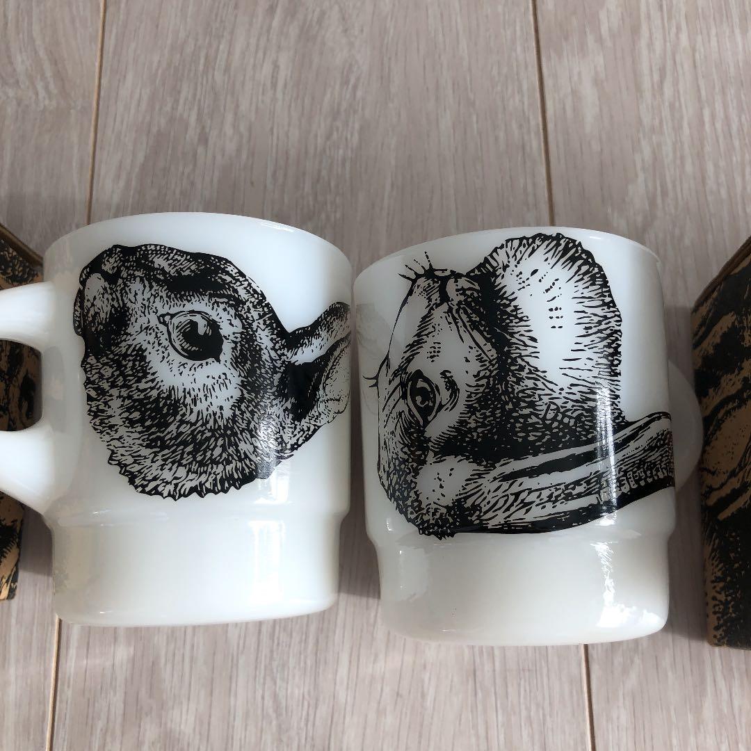 あちゃちゅむムチャチャ未使用うさぎミルクカップ2個keikiiiアッシュペー