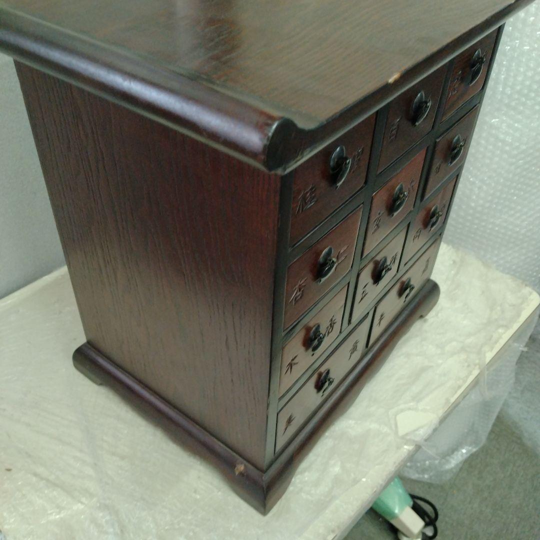ヴィンテージ　李朝家具　薬箪笥　小引き出し 薬棚　抽斗　収納箱　レトロ　YK