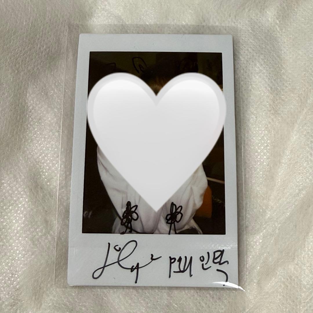 P1Harmony インタク サイン入りポラロイド（チェキ）