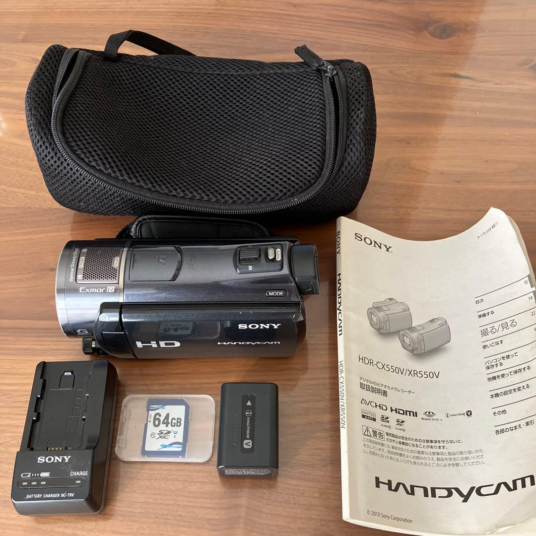 ビデオカメラ Sony Handycam HDR-CX550