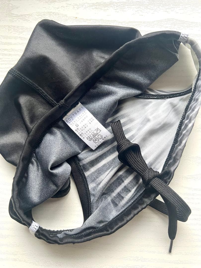 Speedo 競泳水着 ブラック/グレー Sサイズ 競パン