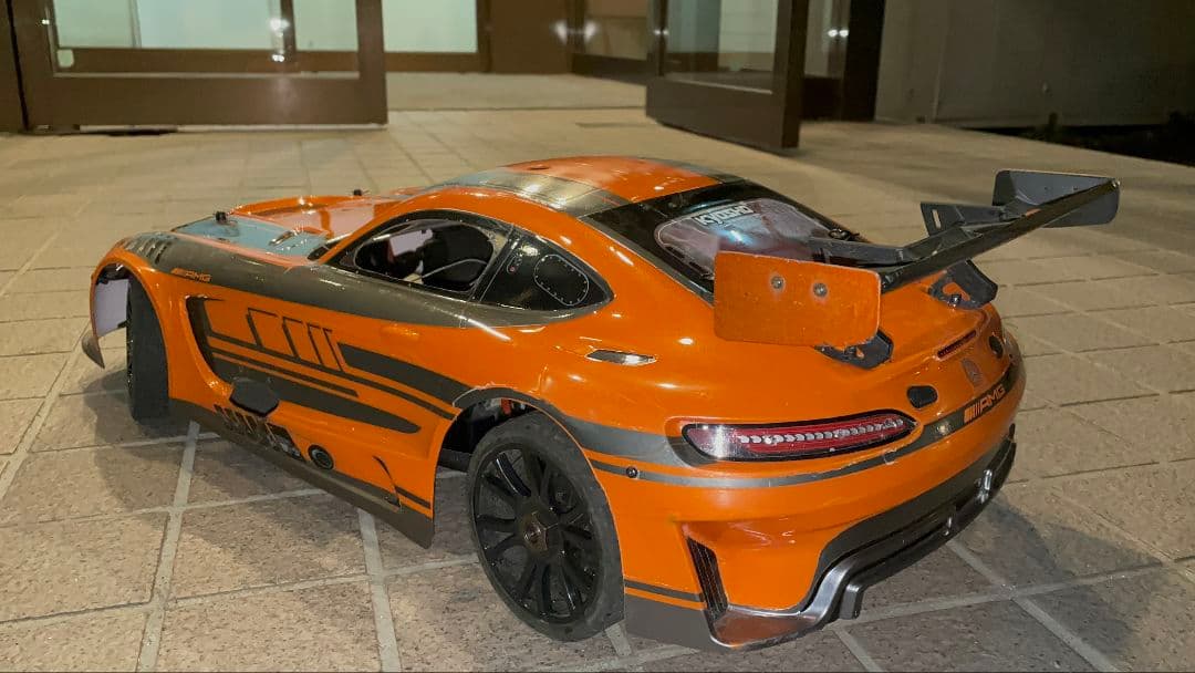 京商 インファーノgt AMGボディ LED付き