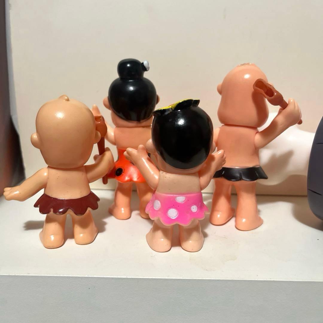 トイパテント製 はじめ人間ギャートルズ ソフビ フィギュア セット 当時物