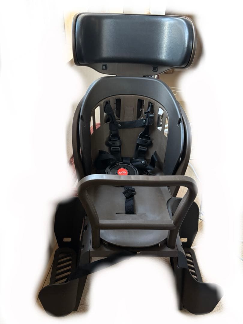 ヘッドレスト付リヤキッズシート　ポポラモア　OGK ブラウン チャイルドシート