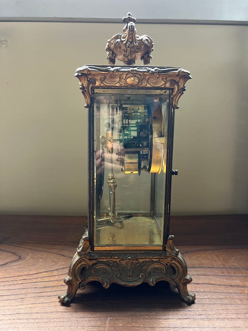 置時計　置物　古美術　19世紀　アンティーク