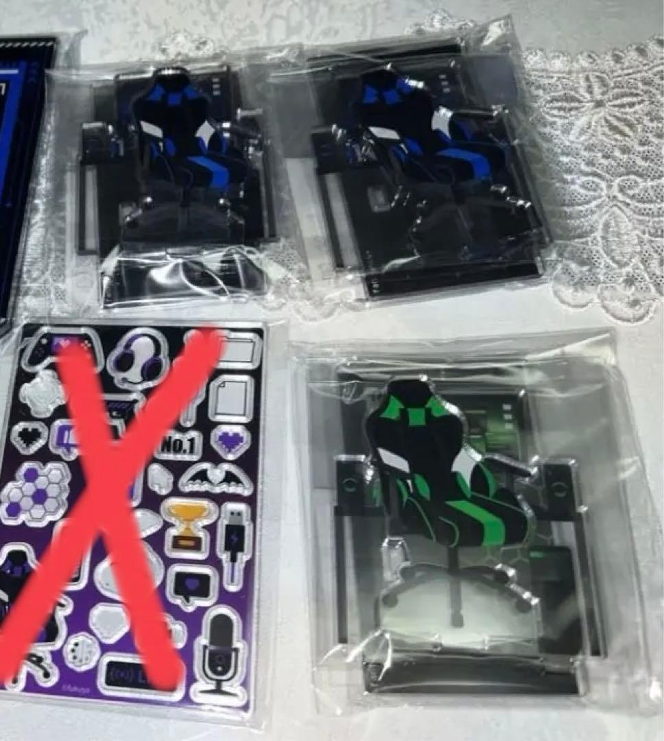 フクヤ　アクリルフレーム アクリルパーツ 缶バッジスタンド キャラ福くじ