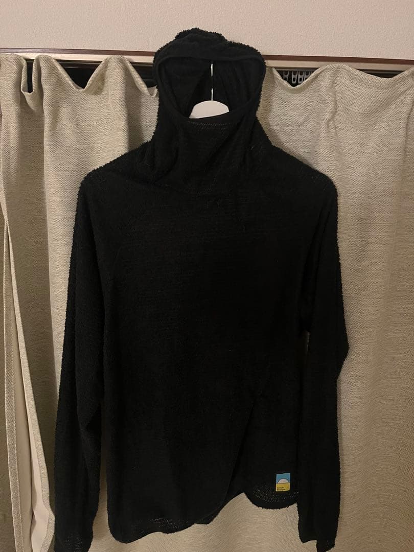 M*j様 senchi designs polartec素材　ブラック パーカー