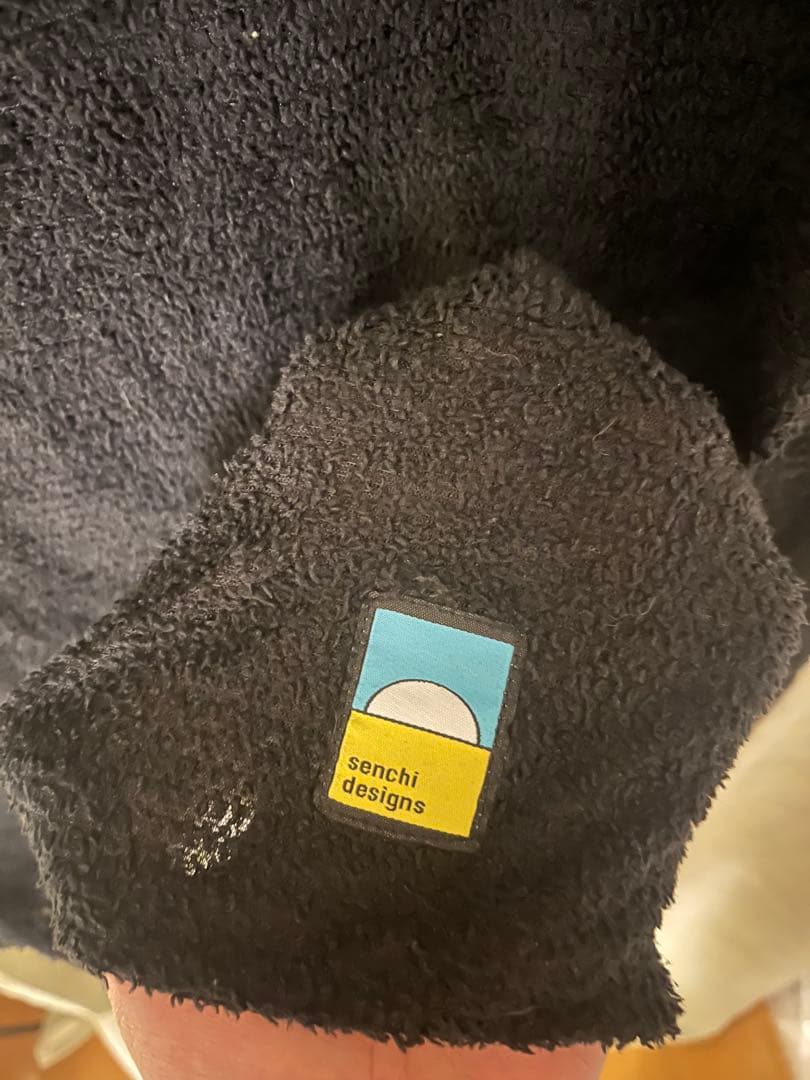 M*j様 senchi designs polartec素材　ブラック パーカー