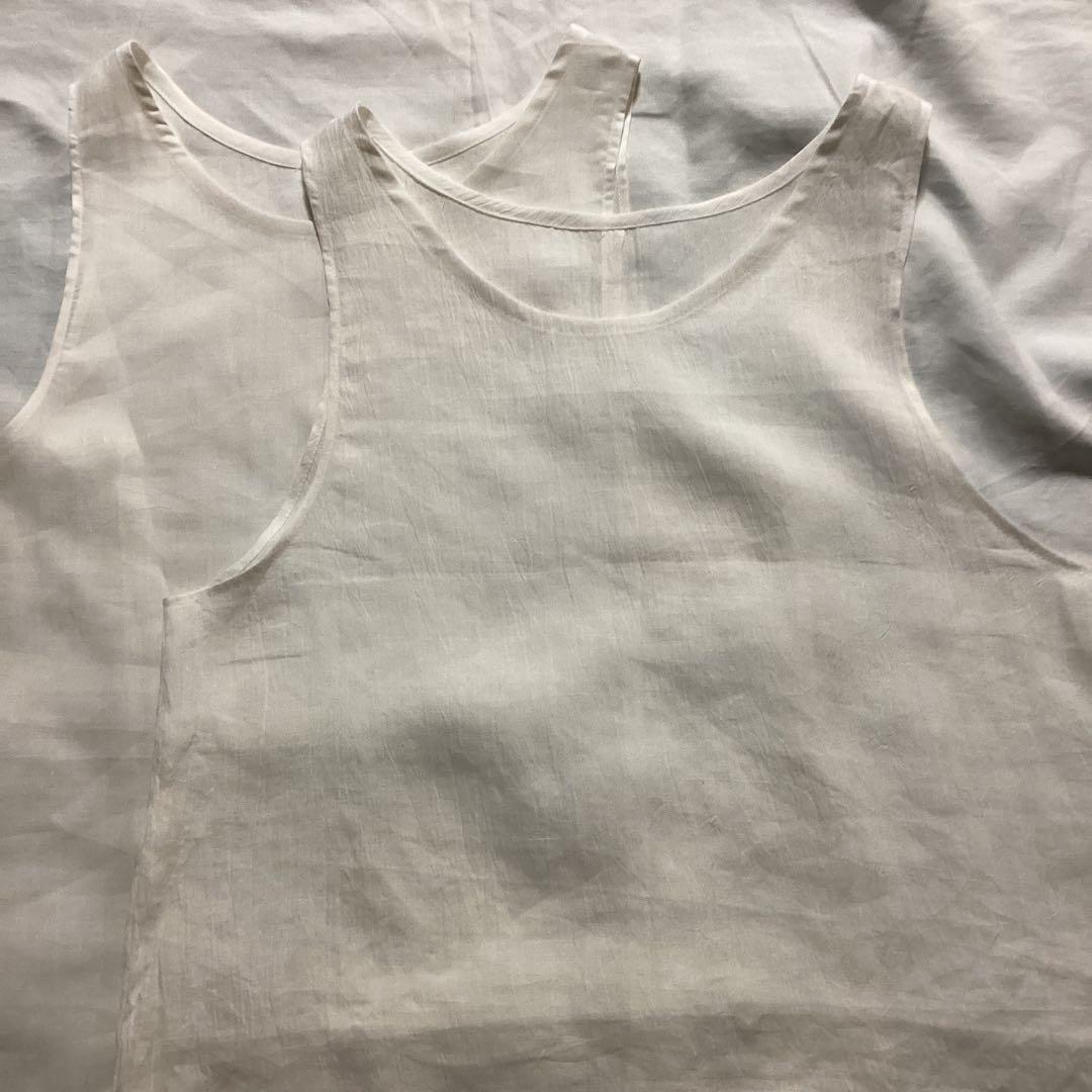 田中なおき近江麻ラミータンクトップ