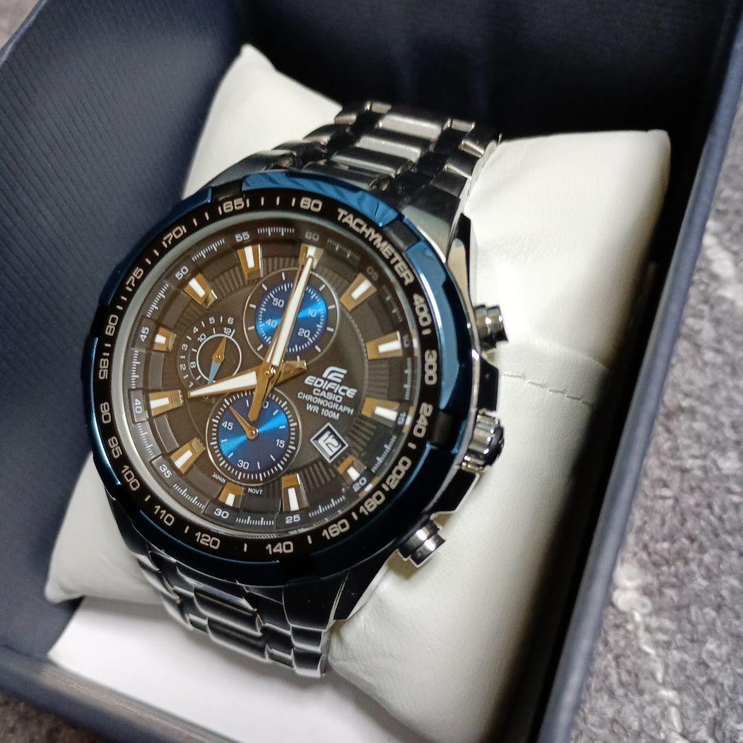 CASIO EDIFICE EF-539 電池交換済 使用少 箱有 カシオ