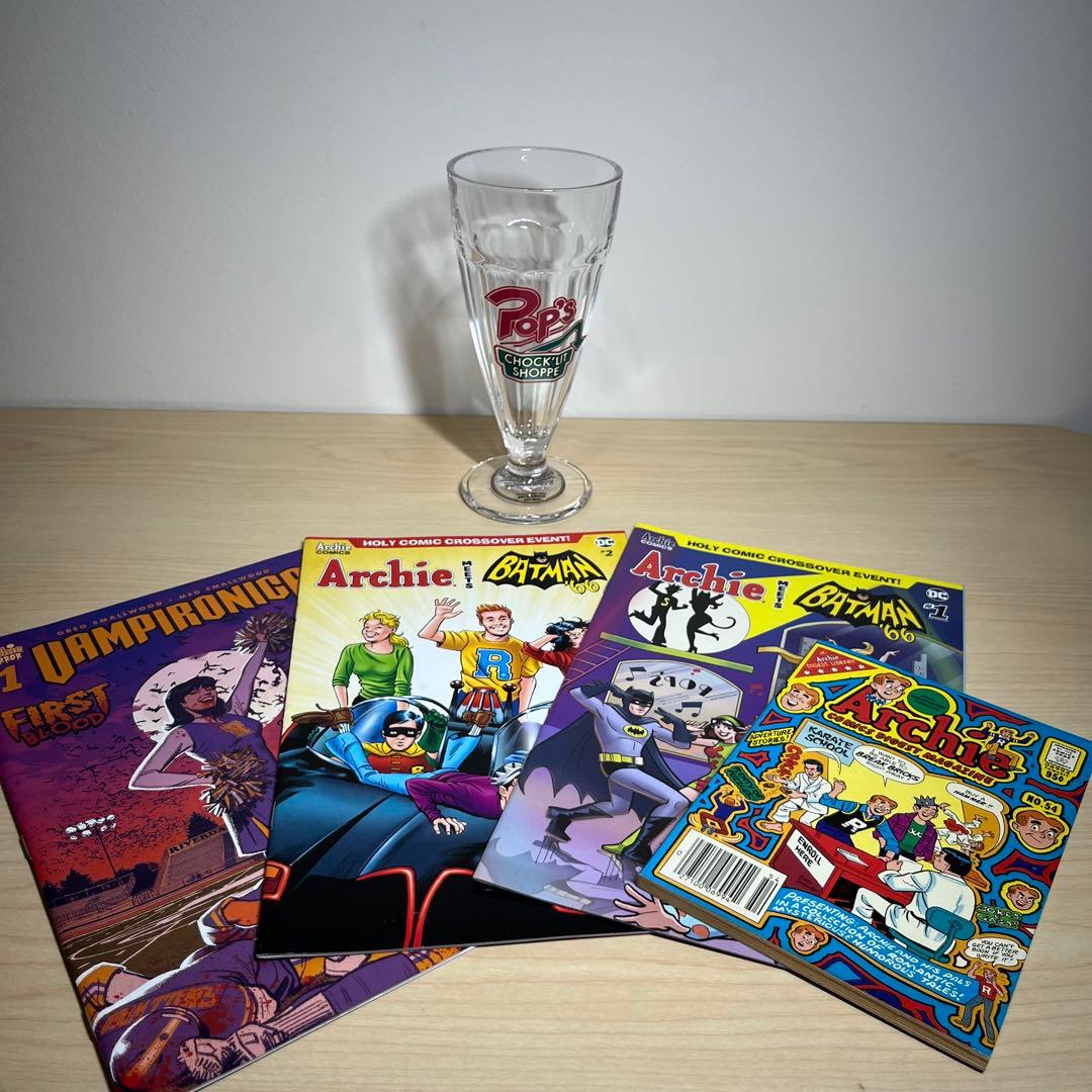 Archie アーチー リバーデイル バットマン コミック グラス 5点セット
