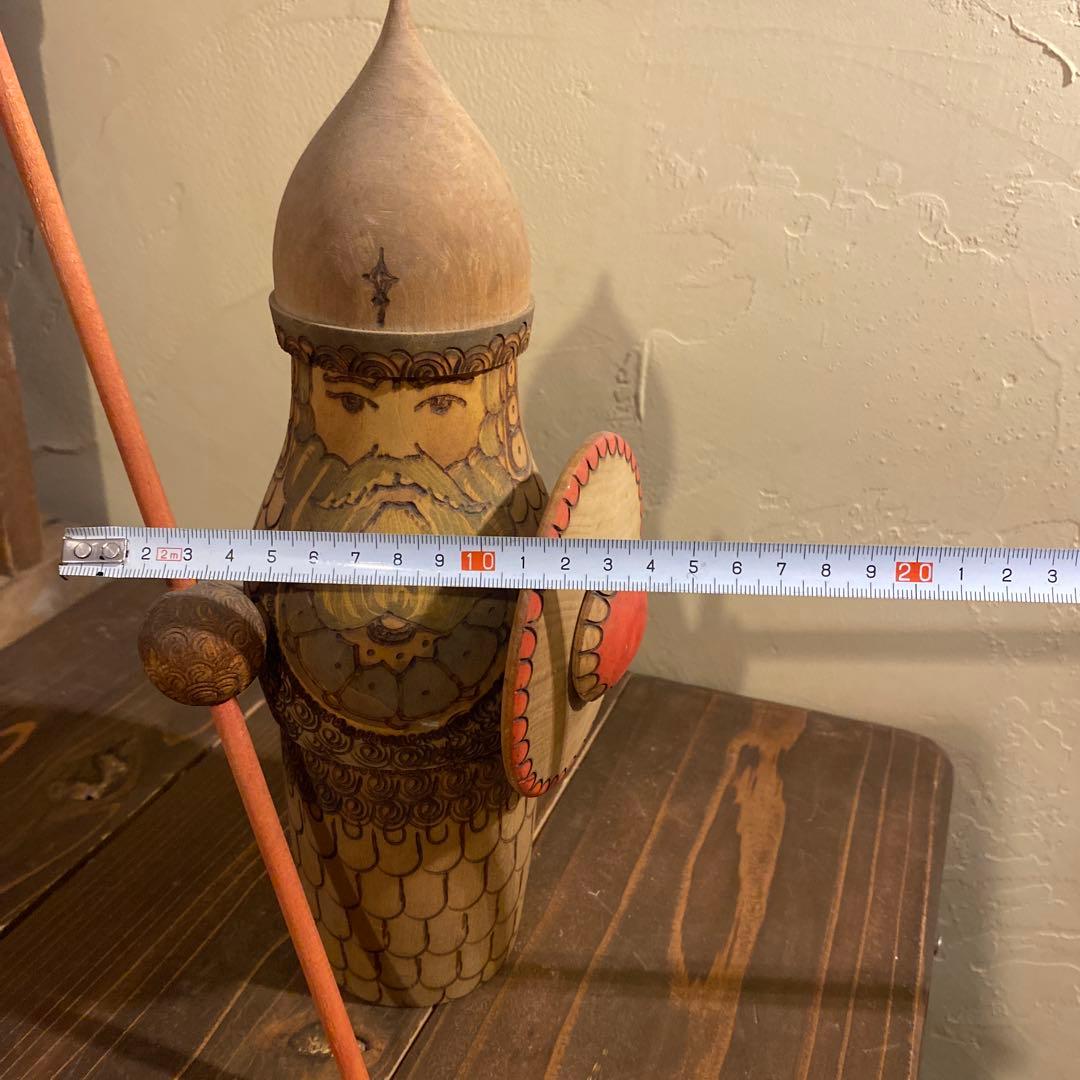 ボガティーリ人形？　ロシア　アンティーク