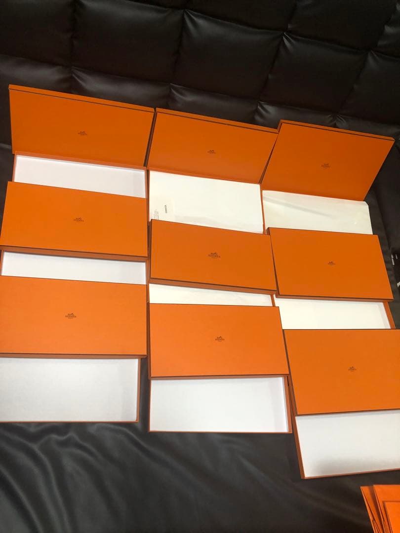 エルメス　カレ箱　スカーフ類箱　まとめ売り　スカーフブック有り