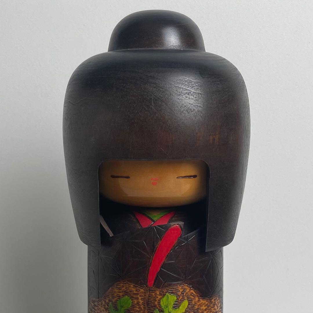 荒牧巨宝 銘 創作こけし こけし