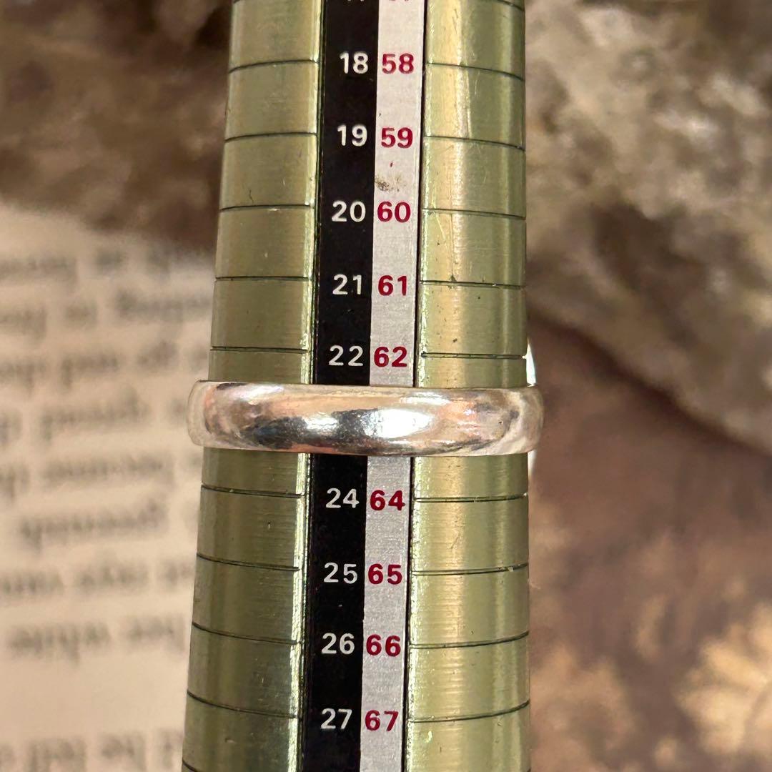 けーい 70s ヴィンテージ ターコイズ リング 23号 指輪 シルバ