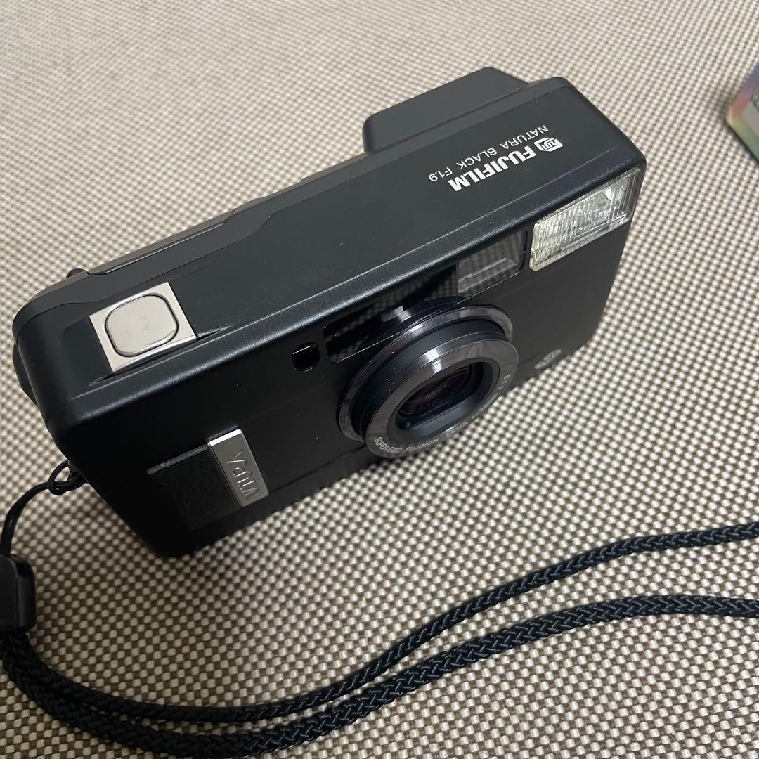 【完動美品】FUJIFILM NATURA 1.9 コンパクトカメラ ブラック