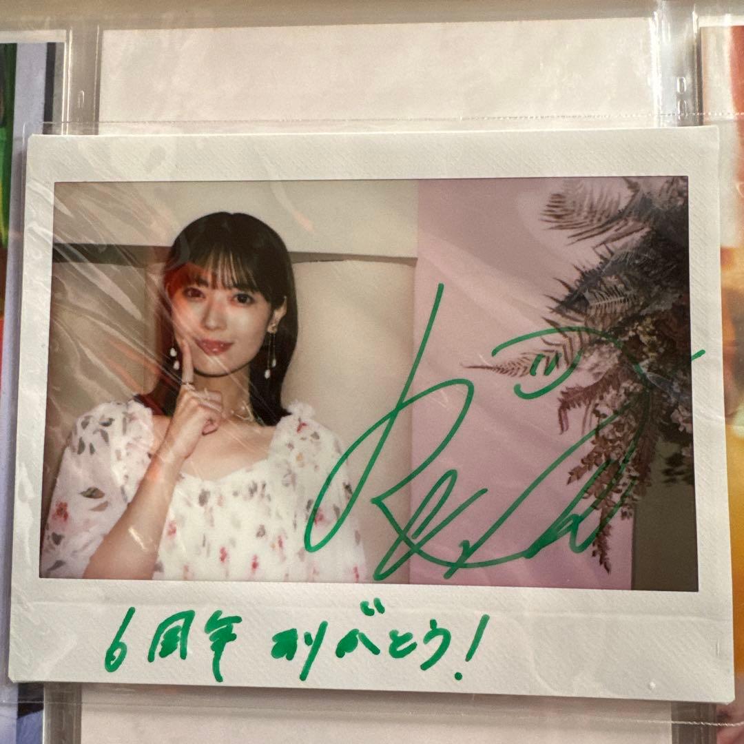 乃木坂46 岩本蓮加　乃木フェス6周年サイン入りチェキ