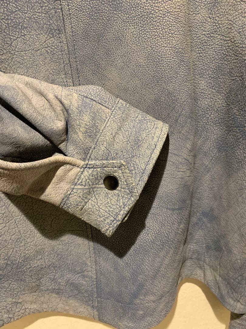 美品　ZARA 本革バッファローレザージャケット