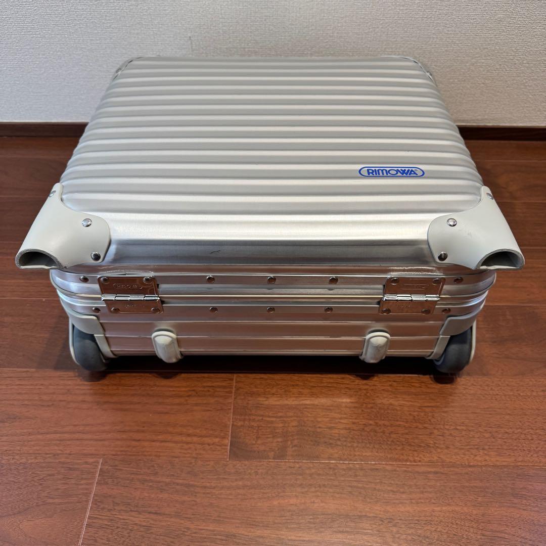 リモワ トパーズ 28L 機内持ち込み 2輪 ビジネストローリー 青ロゴ　美品