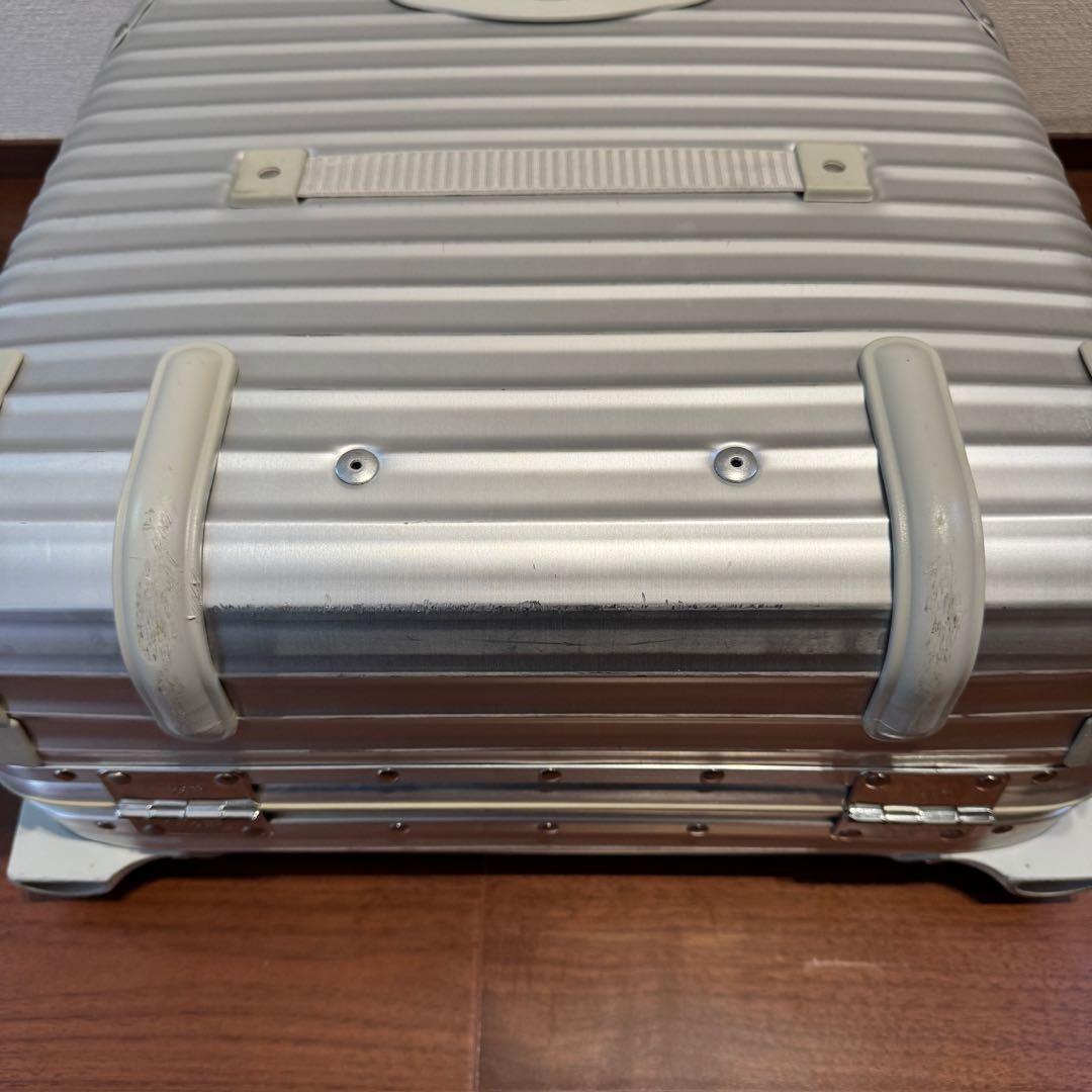 リモワ トパーズ 28L 機内持ち込み 2輪 ビジネストローリー 青ロゴ　美品