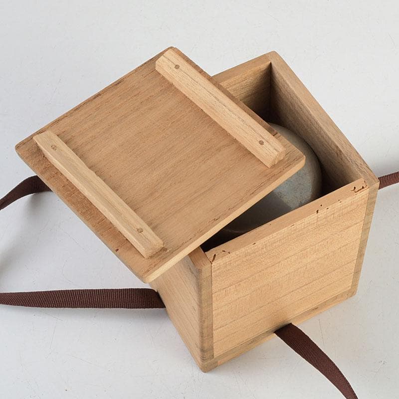 茶道具　本錫製　棗　時代箱　V　9414