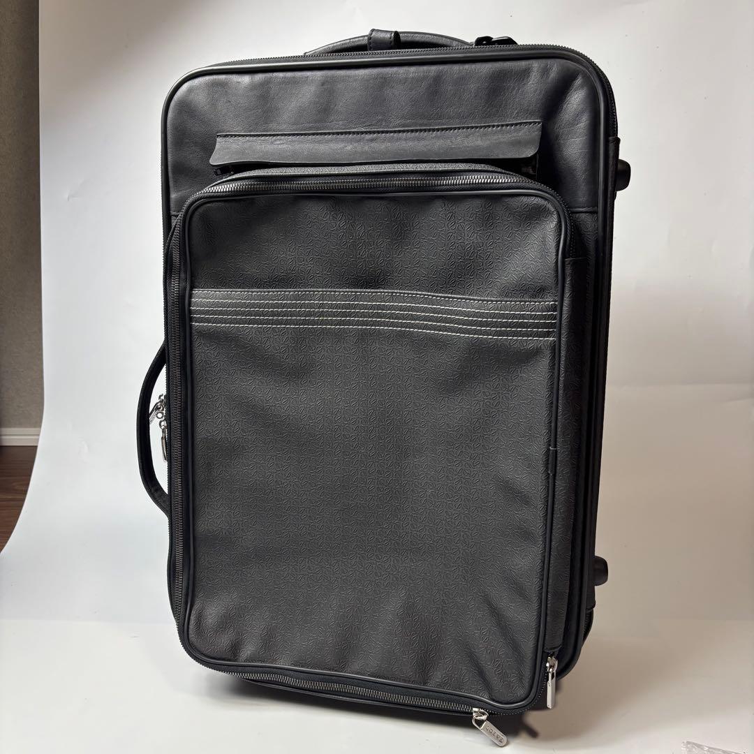 【希少】ロエベ　アナグラム　2way キャリーケース　スーツケース