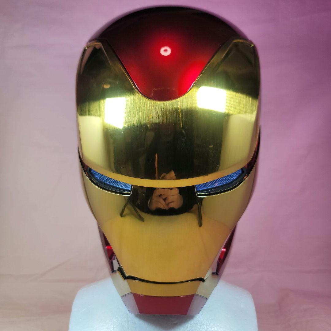 【アイアンマン】最新モデル 音声自動開閉マスク LED マーク50 ヘルメット