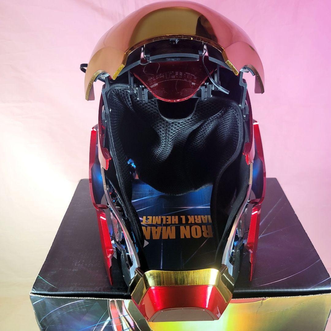 【アイアンマン】最新モデル 音声自動開閉マスク LED マーク50 ヘルメット