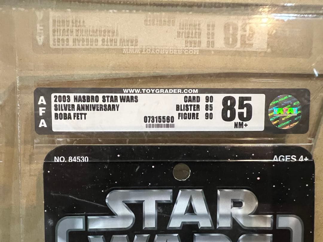 STARWARS silver Boba Fett AFA鑑定