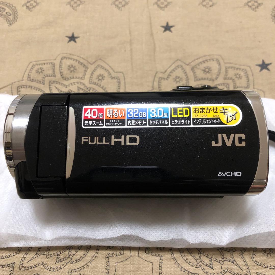極美品 JVC Everio GZ-E265 バッテリー2個付 ビデオカメラ