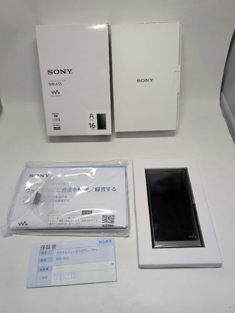 SONY ウォークマン NW-A55 グレイッシュブラック