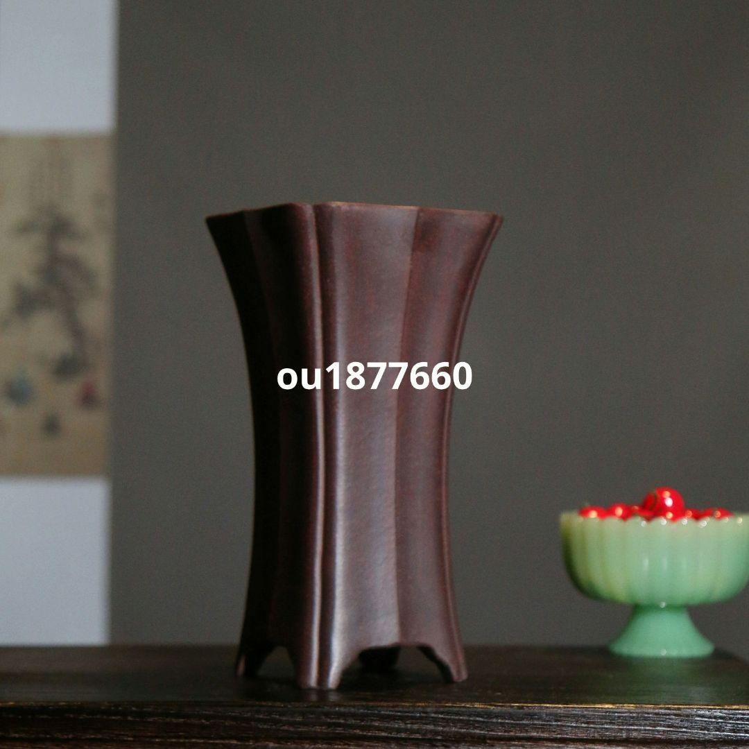 美人腰蘭鉢 多肉植物鉢 紫砂鉢 盆栽鉢 植木鉢 小品盆栽鉢 大品盆栽鉢