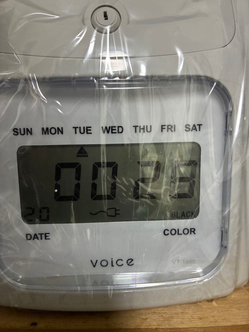 新品　未使用　タイムレコーダー　VT1000 voice 鍵　取説　リボン