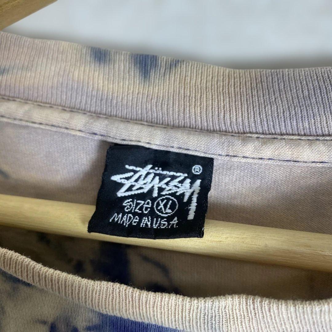 old stussy ラスタマン 黒タグ USA製　XL