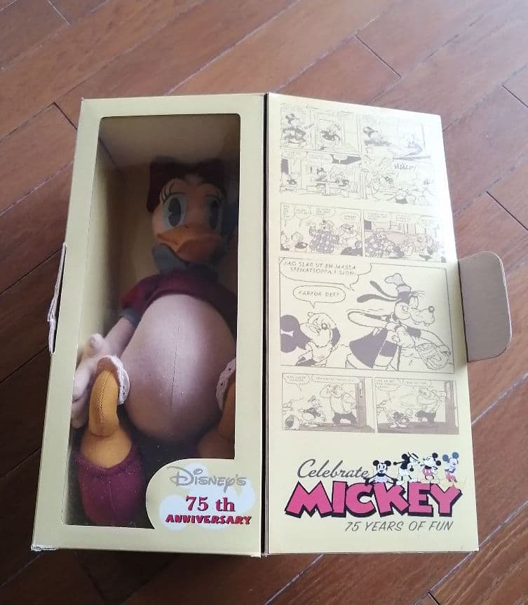 レトロなDisneyデイジーダックぬいぐるみ