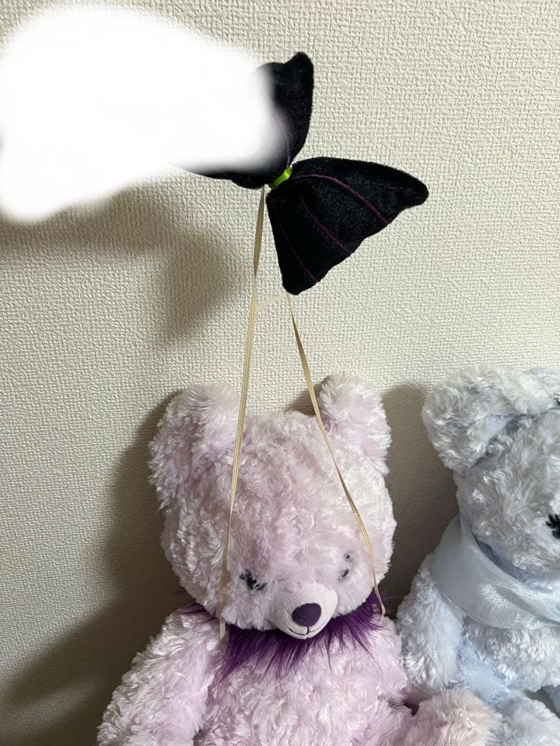 ユニベアシティのぬいぐるみセット（モーブ、レッドベリー、ブルーローズ）