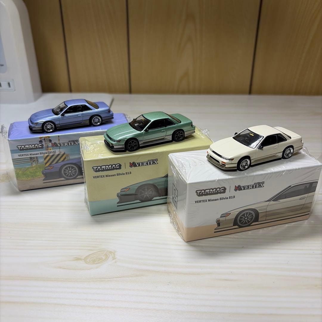 ミニカー TARMAC WORKS VERTEX Nissan Silvia S13