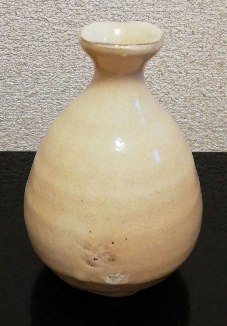 金重素山作　粉引　徳利　共箱　酒器