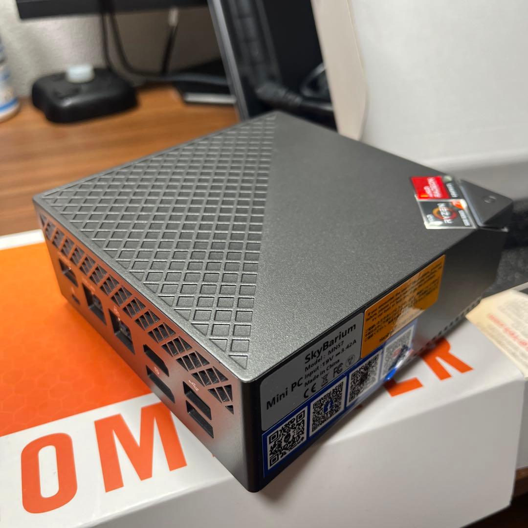 【格安】SkyBariumミニPC AMD Ryzen 7 5700U 16GB