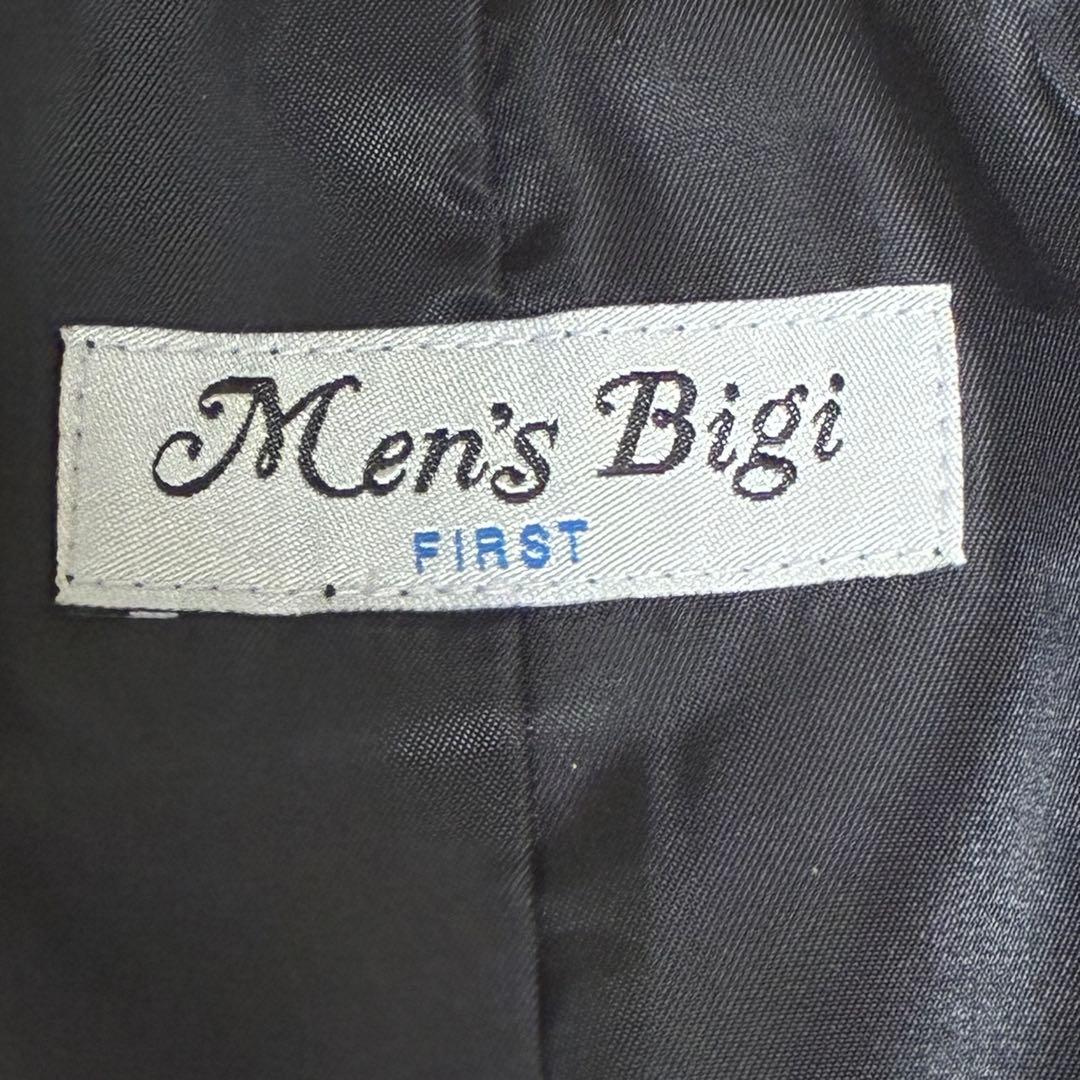 MEN'S BIGI 本革 羊革 ラムレザー 赤 レッド シングル ライダース