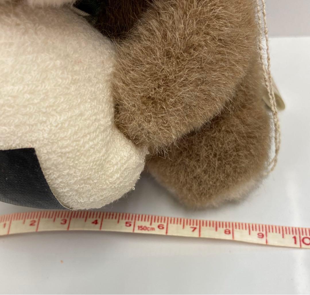 タグ付き ハニートイス　くまじろう くま　ぬいぐるみ 風呂敷 おにぎり