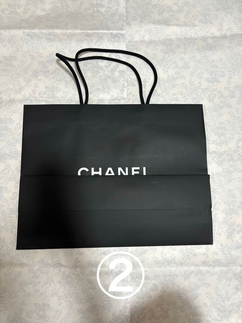 まとめ売り　CHANEL ショップ袋 黒 大　22枚セット