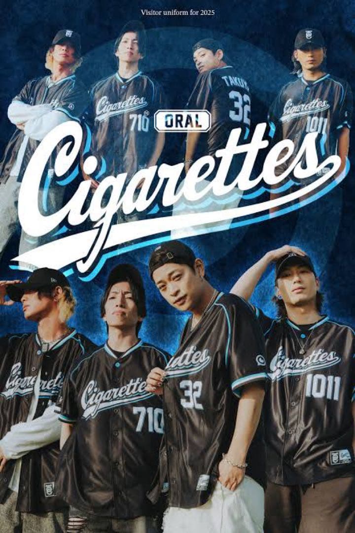 THE ORAL CIGARETTES ベースボールTシャツ