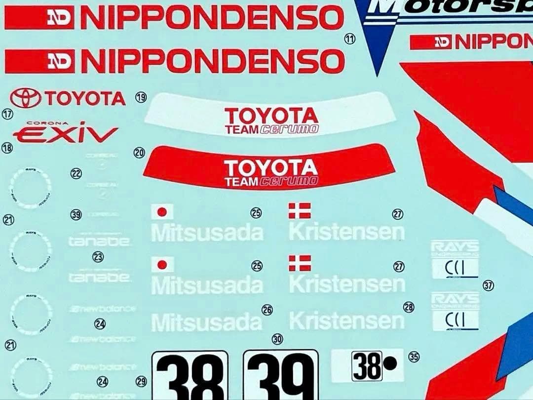 ヴィンテージ 絶版 タミヤ 1/24 トヨタ・セルモ・エクシブ JTCC