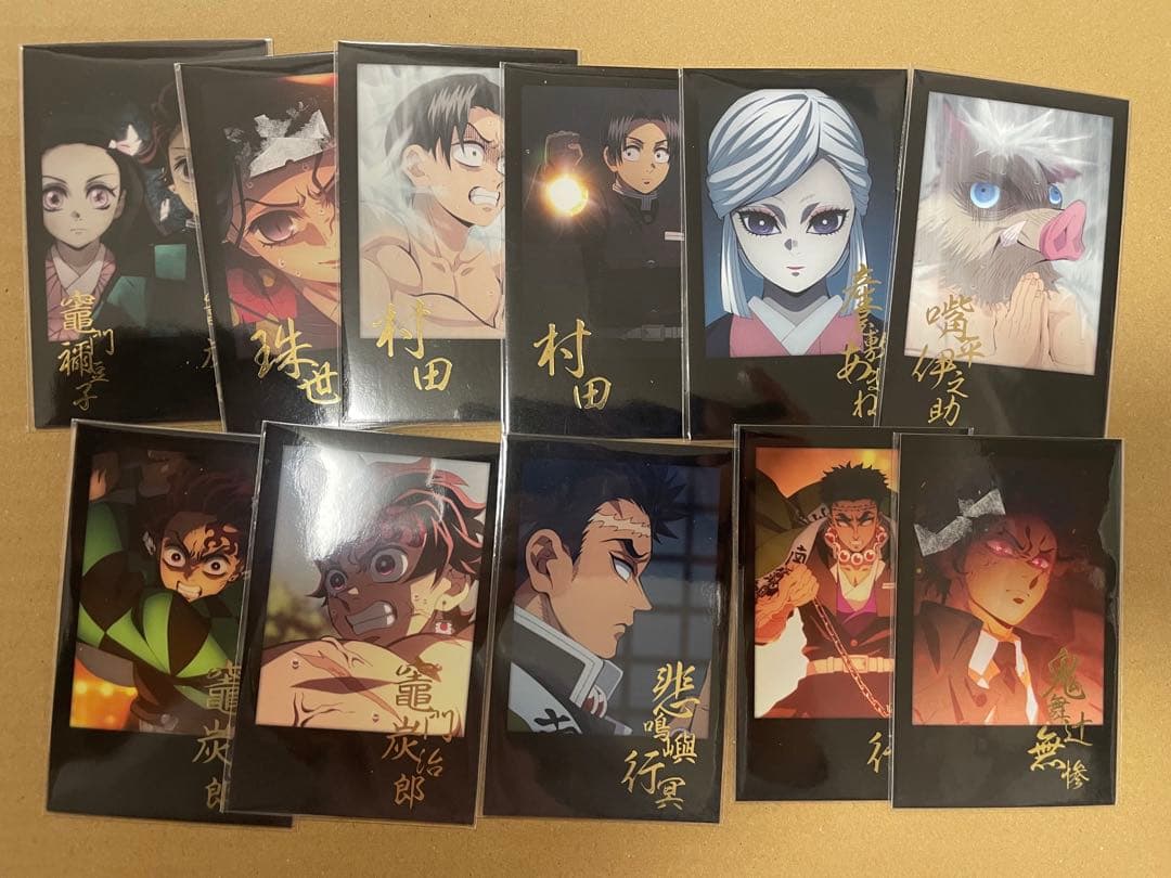 鬼滅の刃 箔押しチェキ風ブロマイド まとめ売り