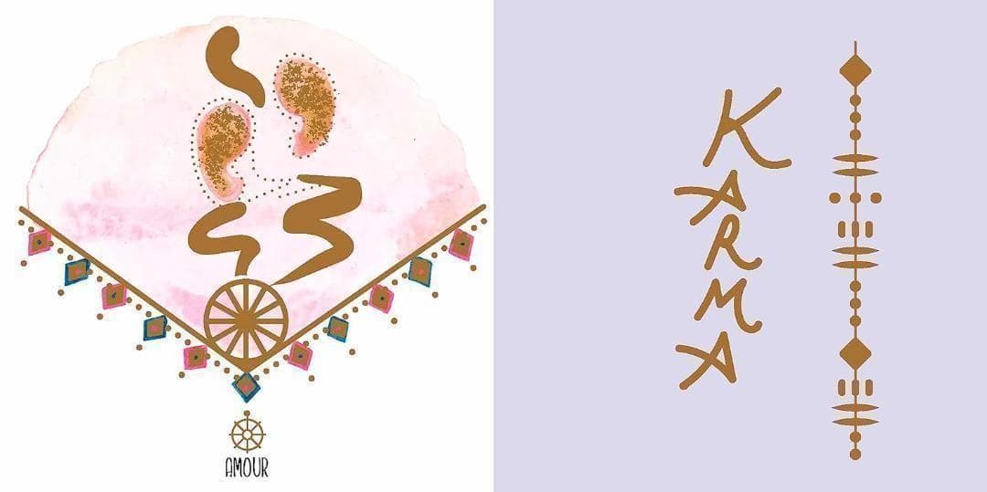 【オラクルカード】フランスの洗練された美麗デッキ✨丸型×金箔押し✨カルマカード