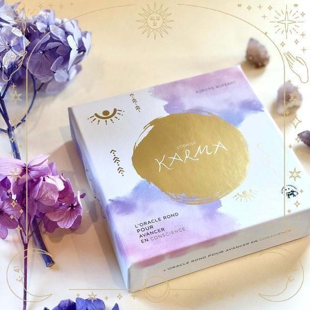 【オラクルカード】フランスの洗練された美麗デッキ✨丸型×金箔押し✨カルマカード