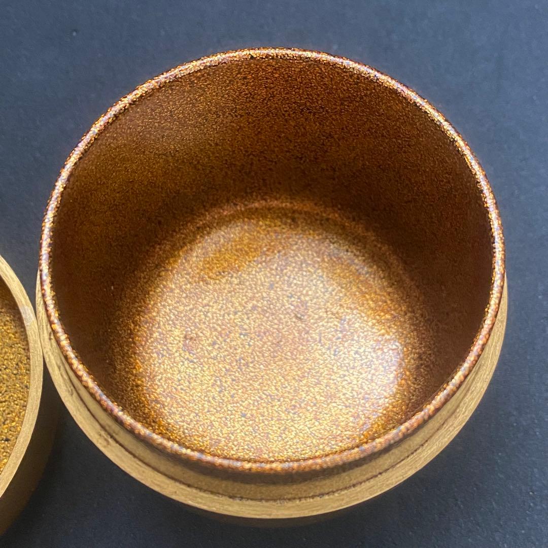 奥野雄山　金地内梨地 菊蒔絵 大棗　裏千家 十五代 家元 鵬雲斎 箱書 棗 花押