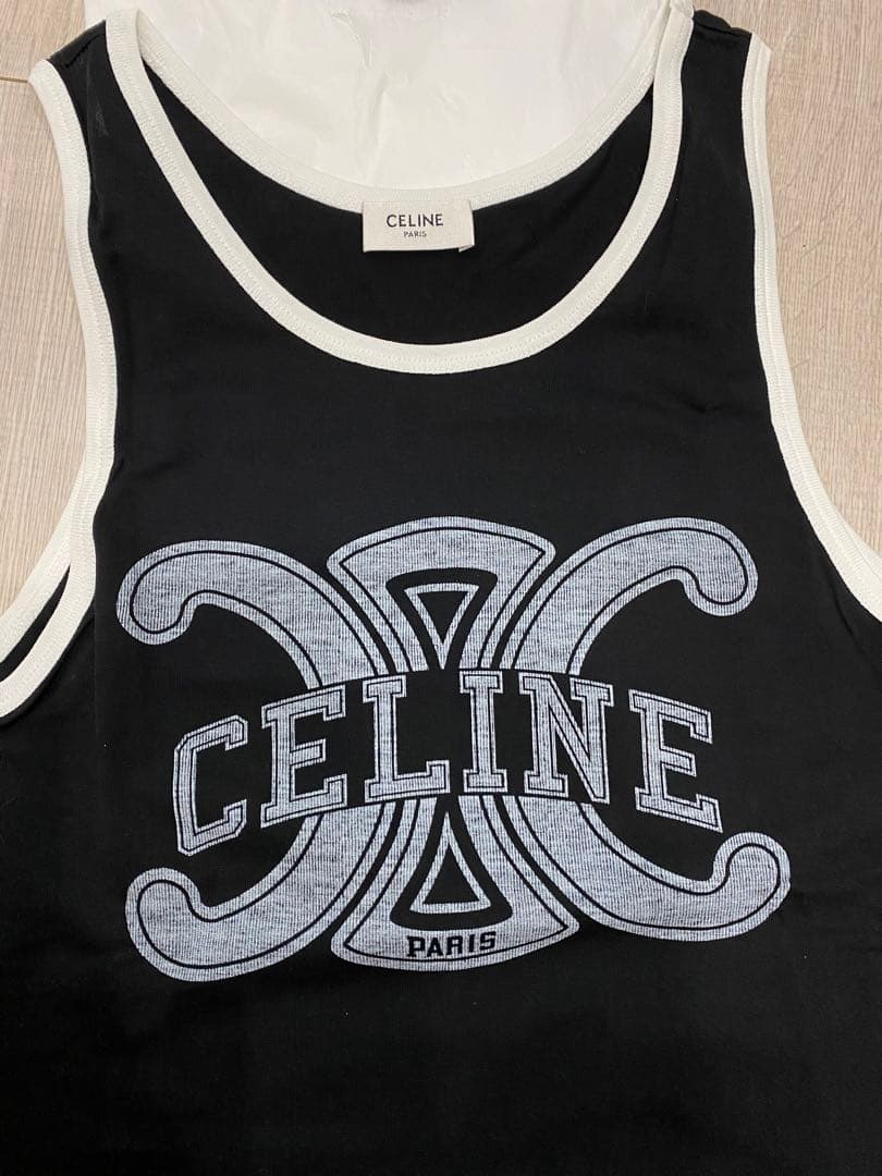 最終金額！Celine セリーヌ LOGOタンクトップ新品未使用