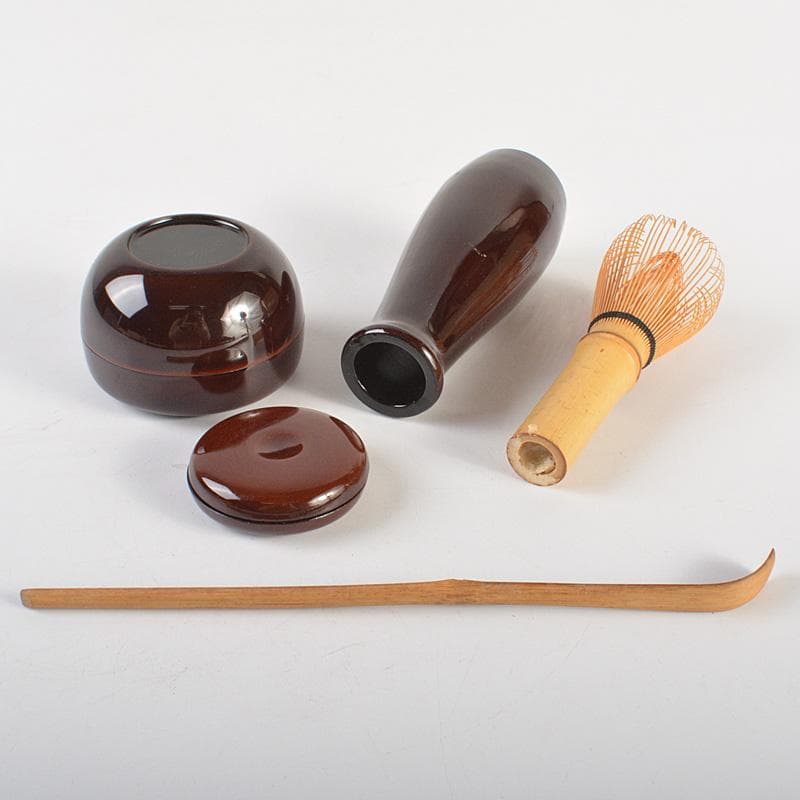 茶道具　利休茶箱　茶碗　棗など　八点　一式　V　R7520